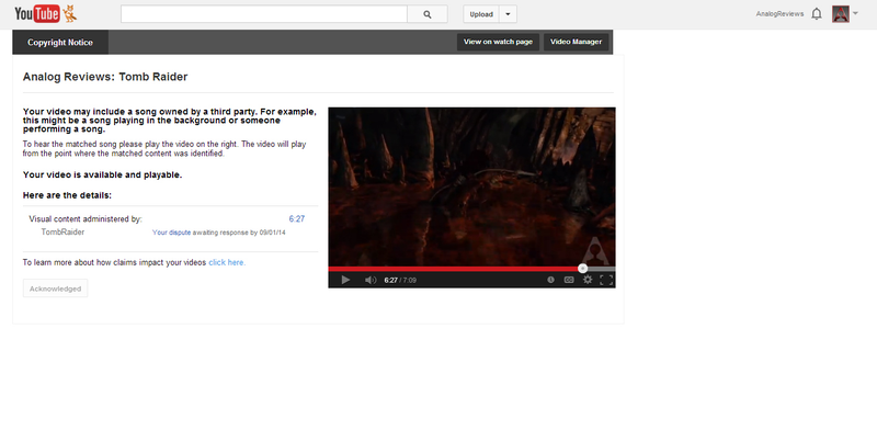 Illustration for article titled YouTube Copyright Chaos Continues. Game Publishers To The Rescue?